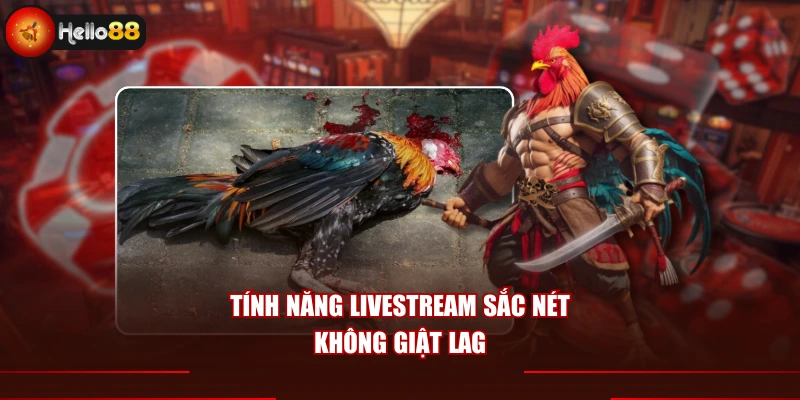 Tính năng livestream sắc nét không giật lag